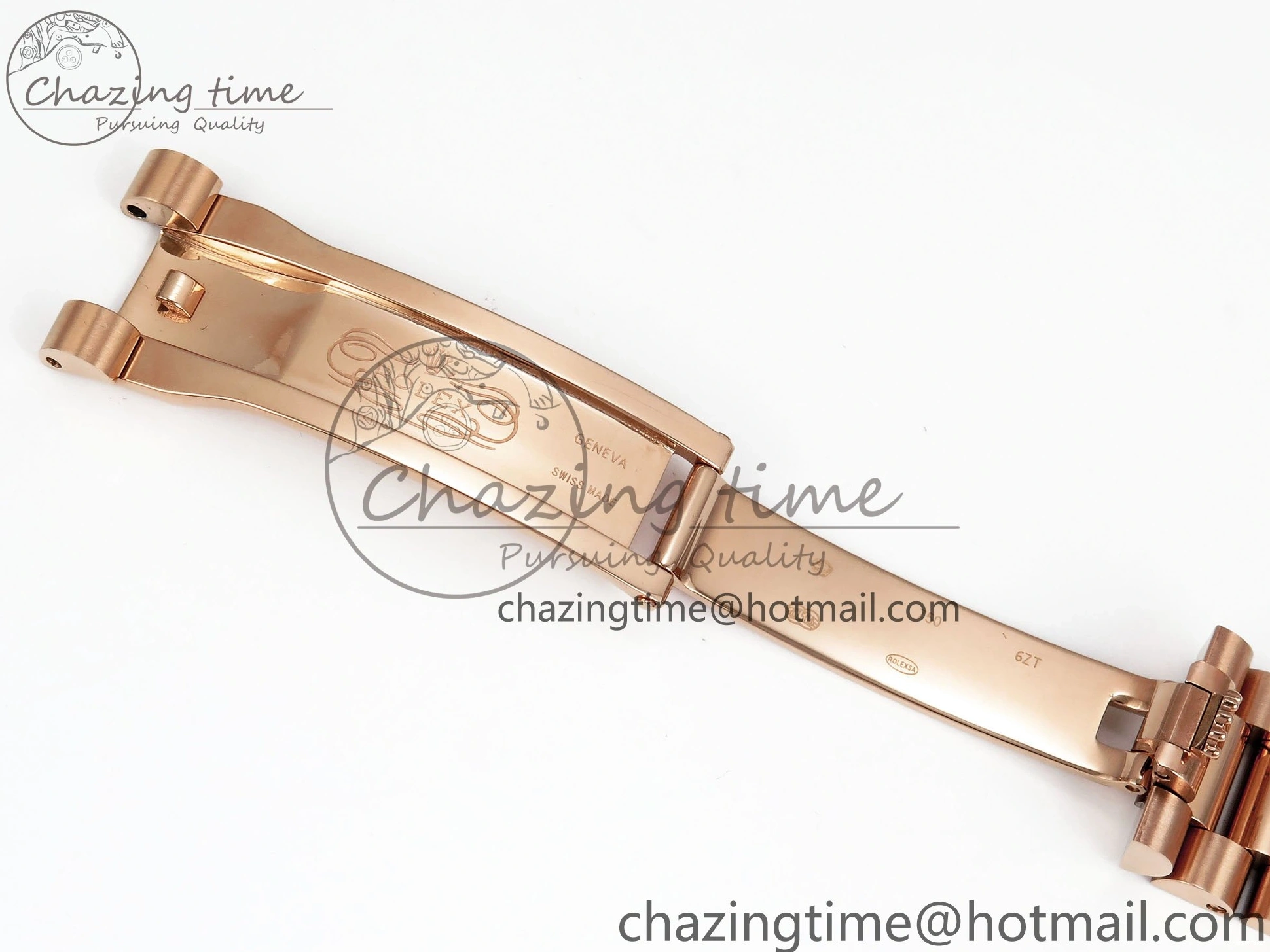 MiroTime 0321 ZipUp Day Date 36 RG TWSF Best Edition Blue Roman Diamonds Dial Diamonds Bezel on RG Bracelet A 1607